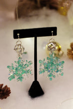 Load image into Gallery viewer, Kayla Giant Snowflake Earrings
